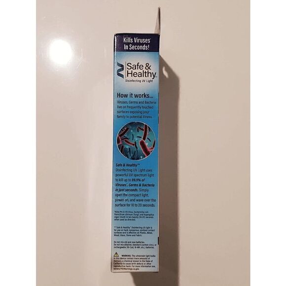 Portable Safe and Healthy Disinfecting Sanitizing UV-C Light Wand NEW IN BOX - Picture 15 of 15